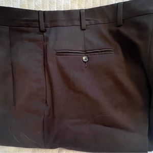 2 pair Men’s Brown Joseph A Bank Dress Slacks